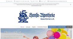 Desktop Screenshot of hansa-apotheke-neumuenster.de
